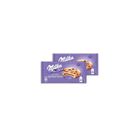 Milka 2x156 gr Cookie Sensations Sütlü Çikolata Dolgulu ve Çikolata Parçacıklı Bisküvi