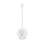Primanova M-E61-01 Beyaz Lotus Tuvalet Fırçası