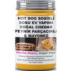 SPANA 330 gr Ev Yapımı Hot Dog Sosisli Sosu Doğal Chedar Peynir Parçacıklı & Mayonez