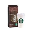 Starbucks Sumatra 250 gr Çekirdek Kahve Ve Plastik Bardak