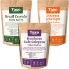 Taxo Coffee 3x200 gr Moka Pot Brezilya Etiyopya Honduras Filtre Kahve Seti