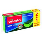 Vileda Ultra Fresh 3 adet Oluklu Sünger