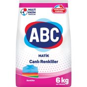 ABC Matik 6 kg Canlı Renkler Toz Çamaşır Deterjanı