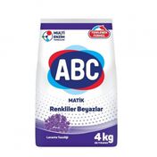 Abc Matik Renkliler Beyazlar 4 kg Çamaşır Deterjanı Lavanta Tazeliği