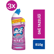 ACE 3x810 ml Ultra Power Jel Kıvamlı Çamaşır Suyu Dağ Tazeliği