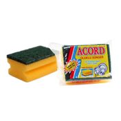 Acord 20 Adet Sarı Oluklu Bulaşık Süngeri