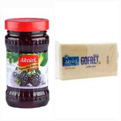 Aktürk 380 gr Böğürtlen Reçeli + 200 gr Vanilyalı Gofret