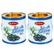 Alkan 2x2 kg Az Tuzlu Zeytin