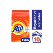 Alo 1,5 kg Kar Çiçeği Ferahlığı Beyazlar ve Renkliler Aquapudra Toz Deterjan