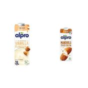 Alpro 1 lt Badem Vanilya Bitki Bazlı İçecek + 1 lt Badem Bitki Bazlı İçecek