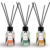 Alya 3x100 ml Egzotic Leaves + Woody Oriental + Tropic Breeze Bambu Çubuklu Oda Kokusu