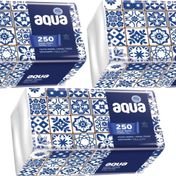 Aqua Tekli 3'lü Pratik Mendil 250 Yaprak