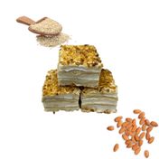 Arı Lokumları 500 gr Bademli Tahinli Baklava Lokum