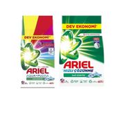 Ariel 7 kg Aquapudra Dağ Esintisi + 9 kg Renklilere Özel Toz Çamaşır Deterjanı