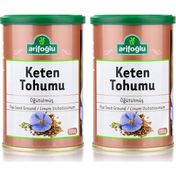 Arifoğlu 2x100 gr Öğütülmüş Keten Tohumu Teneke