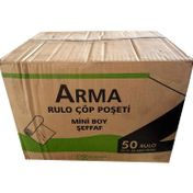 Arma Kimpack Beyaz Mini Boy 40 Adetlik 40 Rulo 40x50 cm 20 lt Çöp Torbası Poşeti