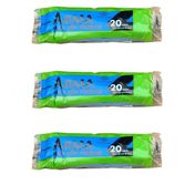 Arma Mavi Orta Boy 20 Adetlik 3 Rulo 55x60 cm 30 lt Çöp Torbası Poşeti