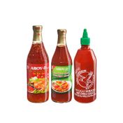 Aroy-D Sos Paketi Tatlı Biber Sosu, Tatlı Ekşi Sos, Sriracha Acı Biber Sosu
