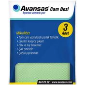 Avansas 3'lü 3 Paket Mikrofiber Cam Bezi