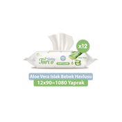 Baby Turco 12x90'lı Softcare Aloe Vera Islak Bebek Havlusu
