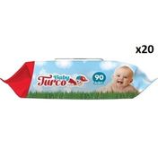 Baby Turco 20x90'lı Klasik Islak Havlu Mendil