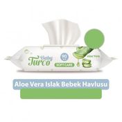 Baby Turco 90'lı Aloe Vera Kapaklı Islak Mendil