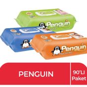 Baby Turco 90'lı Penguen Islak Havlu