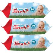 Baby Turco Klasik 3x90 Yaprak Islak Havlu Mendil