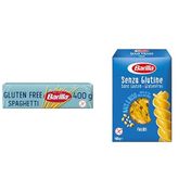 Barilla 400 gr Glutensiz Spagetti Makarna + 400 gr Glutensiz Burgu Fusilli Makarna