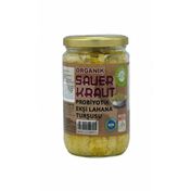 Beferment 660 gr Organik Sauerkraut Sade Ekşi Lahana Turşusu