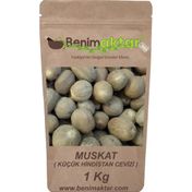 Benim Aktar 1 kg Muskat Küçük Hindistan Cevizi Hint Cevizi