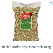 Besler 10 kg Yeşil Mercimek