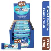 Bifa 50 gr Beyaz Kaplamalı Hindistan Cevizi Aromalı Keks Rulo Kek