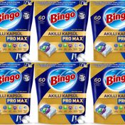 Bingo Akıllı Kapsül Pro Max Tableti 360 Adet Limon Kokulu Bulaşık Makinesi Deterjanı