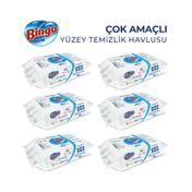 Bingo Beyaz Sabun 6x96'lı Pratik Yüzey Temizlik Havlusu