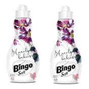 Bingo Konsantre Soft Manolya Bahçesi 2x1440 ml Çamaşır Yumuşatıcısı