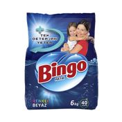 Bingo Matik Renkli - Beyaz 6 kg Toz Çamaşır Deterjanı