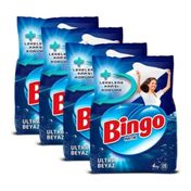 Bingo Matik Ultra Beyaz 4x4 kg Toz Çamaşır Deterjanı