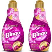 Bingo Soft Konsantre Begonvil 2x1440 ml Çamaşır Yumuşatıcısı