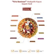 Bizim Yöre 2,1 kg Kriz Bastıran Kuru Meyve Tabağı Hediyelik Kayısı Sepeti