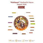 Bizim Yöre 2100 gr No:8 Kutlayan Hediyelik Lokum Kuru Kayısı Tepsisi