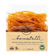 Bonatelli 400 gr Glutensiz Organik Kırmızı Mercimek Çubuk Makarna