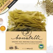 Bonatelli Yeşil Mercimek 400 gr Çubuk Makarna