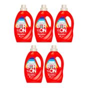 Boron 5x1690 ml Renkliler için Doğal Mineralli Sıvı Çamaşır Deterjanı