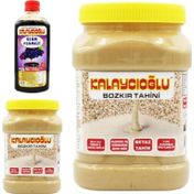 Bozkır Tahin Merkezi 2x935 gr Beyaz Tahin + 950 gr Üzüm Pekmezi