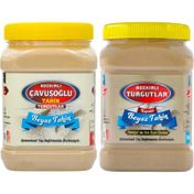 Bozkırlı 930 gr Turgutlar Beyaz Kepeksiz Tahin + 930 gr Kepekli Tahin