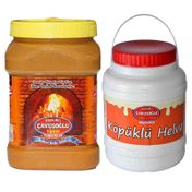 Bozkırlı Çavuşoğlu 930 gr Kepekli Bozkır Tahini + 930 gr Köpüklü Helva