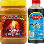 Bozkırlı Çavuşoğlu Odun Ateşinde Kepekli Bozkır Tahini 930 gr + 930 gr Keçiboynuzu (Harnup) Pekmezi