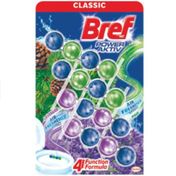 Bref 4'lü Paket Power Aktiv Çam Lavanta Tuvalet Bloğu