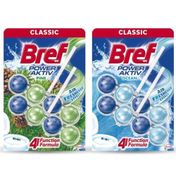 Bref WC Power Aktiv Duopack 2'li Çam +2'li Okyanus Katı Tuvalet Bloğu